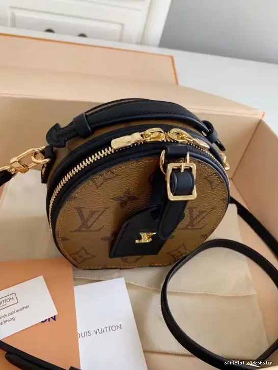 Official oldcobbler VUITTON MINI LOUIS BOITE CHAPEAU 0515